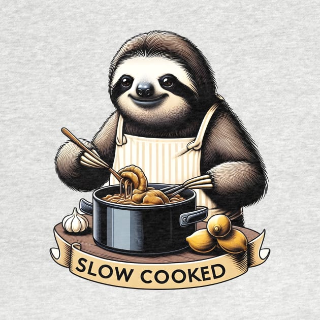 Slow cooked - sloth is a great chef by Ingridpd